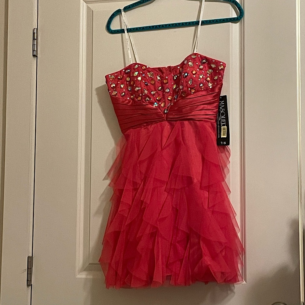 NWT Party dress in deep pink.
